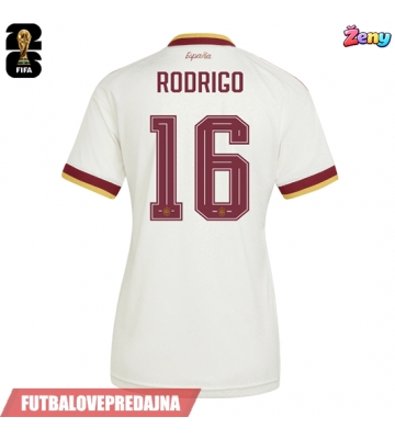 Lacne Ženy Futbalové dres Španielsko Rodri Hernandez #16 MS 2026 Krátky Rukáv - Preč